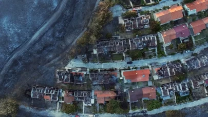 İzmir alevlere teslim! Orman yangını evleri küle çevirdi