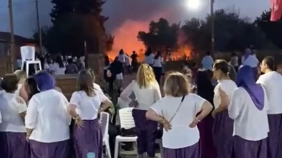 Şalvar gecesi zehir oldu...Havai fişekler köyü yakıyordu