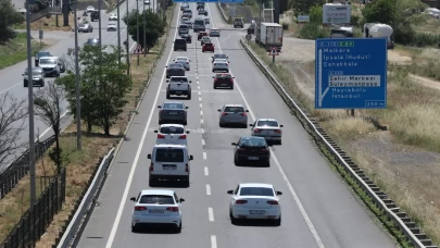 İstanbul-Tekirdağ kara yolunda yoğunluk yaşanıyor