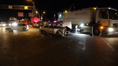 Malatya'da iki otomobil çarpıştı: 4 yaralı