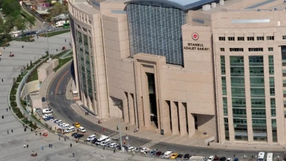 İstanbul Adliyesi'nde fırtına dehşeti