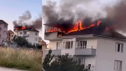 Bursa'da çatı yangını: 1 kişi dumandan etkilendi