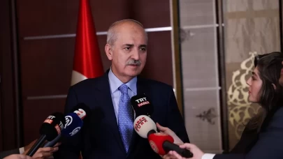 TBMM Başkanı Kurtulmuş, Kazakistan'da gazetecilerin sorularını yanıtladı