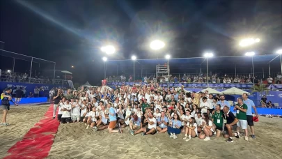 Dünya Plaj Voleybolu Pro Tur'un Alanya etabı tamamlandı