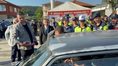 Anadolu’nun geçiş noktasında yoğunluk! Düzce’de bayram trafiği zirve yaptı