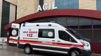 Hafif ticari araçlar çarpıştı!
