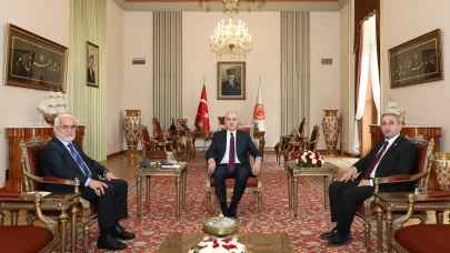 TBMM Başkanı Kurtulmuş, HÜDA PAR Genel Başkanı Yapıcıoğlu'nu kabul etti
