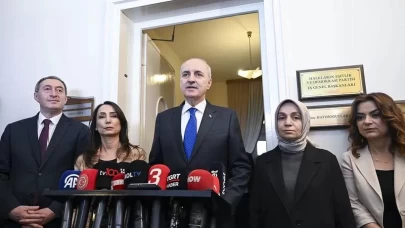 Kurtulmuş'tan DEM Parti TBMM Grubu'na ziyaret