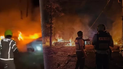 İsrail yangın yeri! İran füzeleri Hayfa kentini vurdu