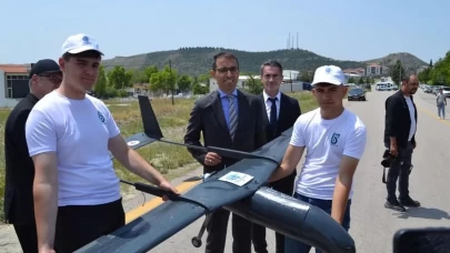 Beypazarı'nda kamikaze BeyTürk İnsansız Hava Aracı'nın yapıldı