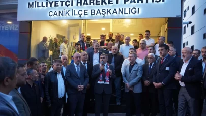 MHP Samsun İl Teşkilatı'na Canik’te büyük katılım: 200 yeni üye rozet taktı