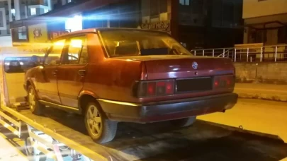 Drift yapan ehliyetsiz sürücüye 68 bin lira ceza