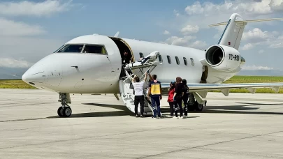 Ağrı’da kritik durumdaki çocuk hasta için hava ambulansı seferber edildi