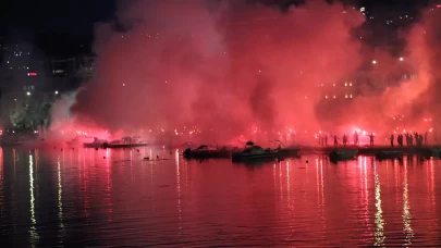 Samsunspor’un 60. yılı meşalelerle kutlandı