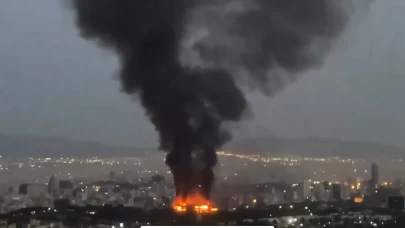 Tahran’da şiddetli bir patlama meydana geldi: O anlar kameralarda