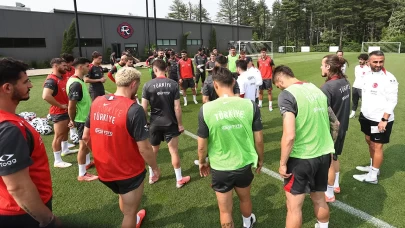 A Milli Takım, ABD maçı hazırlıklarını sürdürüyor