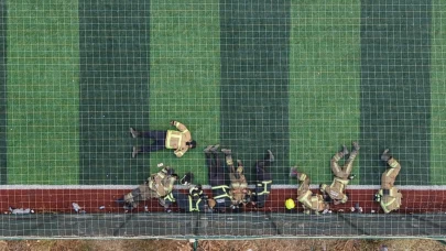 Büyük mücadele sonrası, halı sahada dinlendiler