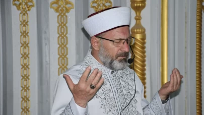 Diyanet İşleri Başkanı Ali Erbaş, Şırnak’ta orman yangınları için dua etti