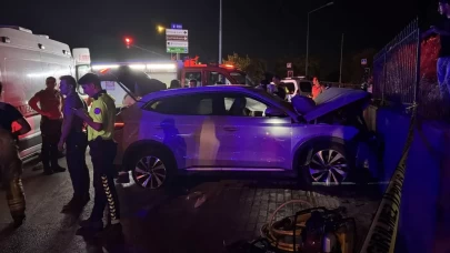 Bursa'da cip ile otomobilin çarpıştığı kazada 2'si ağır 8 kişi yaralandı