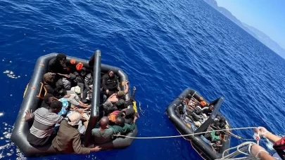 Aydın’da 22 düzensiz göçmen kurtarıldı