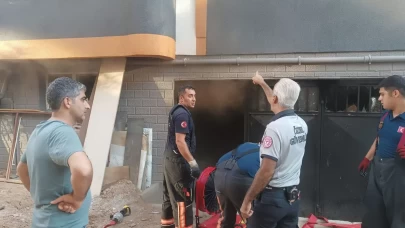 Malatya'da korkutan depo yangını