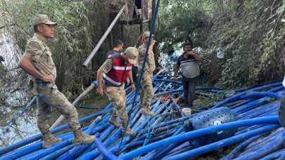 Su dinamosunu tamir için girdiği nehirde elektrik akımına kapıldı