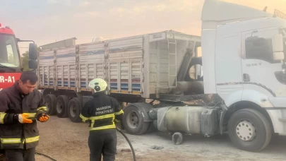 Mardin'de tırın yakıt deposu patladı! 7 kişi yaralandı