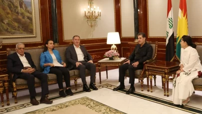 IKBY Başkanı Neçirvan Barzani, DEM Parti heyetini kabul etti