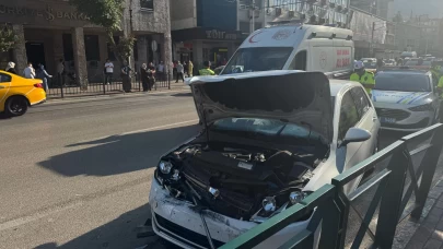 Bursa'da otomobilin çarptığı polis memuru ağır yaralandı