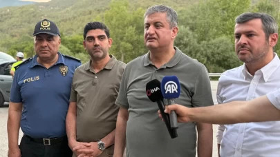 Karabük Valisi Yavuz'dan yangınla ilgili açıklama: "Rüzgar bizi sıkıntıya sokuyor"