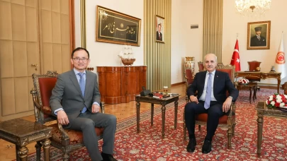 Numan Kurtulmuş, Çin Büyükelçisi Xuebin’i TBMM’de ağırladı