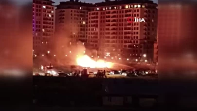 Beylikdüzü'nde otluk alanda yangın!