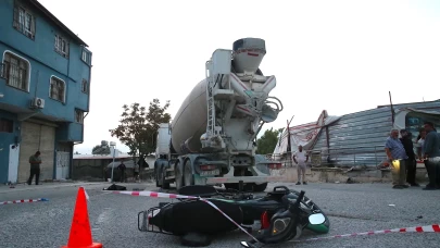 Hatay'da beton mikseriyle çarpışan motosikletteki 1 kişi öldü