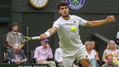 Carlos Alcaraz Wimbledon’da çeyrek finalde