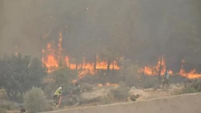 Uşak'ta çıkan orman yangını büyük ölçüde kontrol altına alındı