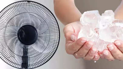 Vantilatörünüz  varsa bunu deneyin! Buz ve pet şişe ile klima!