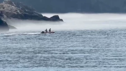 Amasra'da etkili olan sis kartpostallık görüntüler oluşturdu