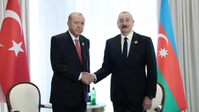 Cumhurbaşkanı Erdoğan, Azerbaycan Cumhurbaşkanı Aliyev ile görüştü