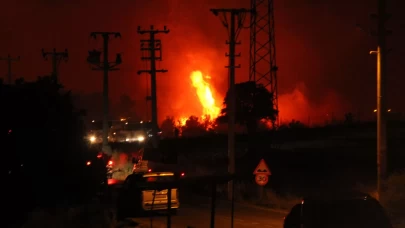 Buca'daki orman yangını yerleşim yerine ulaştı!
