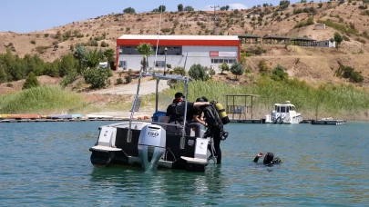 Su altı polisleri zorlu görevlere hazır