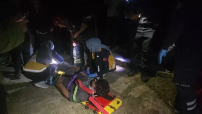 Konya'da kayalıklarda mahsur kalan 2 çocuk kurtarıldı