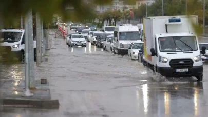 Gaziantep'te sağanak etkili oldu
