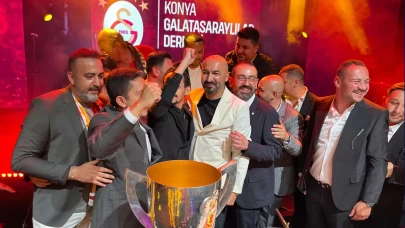 Galatasaray’ın 25. şampiyonluğu Konya’da kutlandı