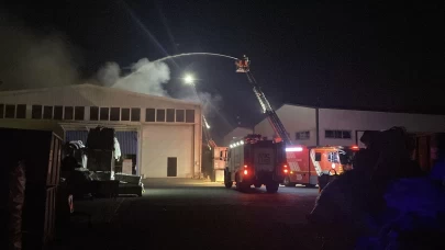 Kocaeli'de kimya firmasında yangın