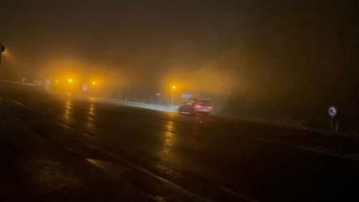 Düzce'de sis etkili oldu: Yaz ortasında görüş mesafesi 10 metreye düştü