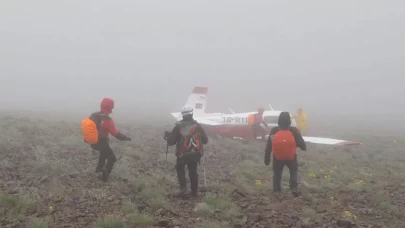 Kaçkar Dağı'nda düşen uçak!