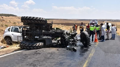 Siverek-Çermik karayolunda feci kaza: 1 ölü, 2 yaralı