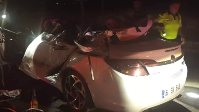 Bursa'da kahreden trafik kazası: Bir aile yok oldu