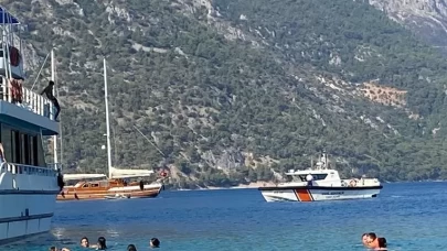 Muğla'da denizde kaybolan kişiyi arama çalışmaları sürüyor