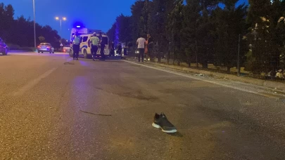 Yolun karşısına geçmek isterken canından oldu